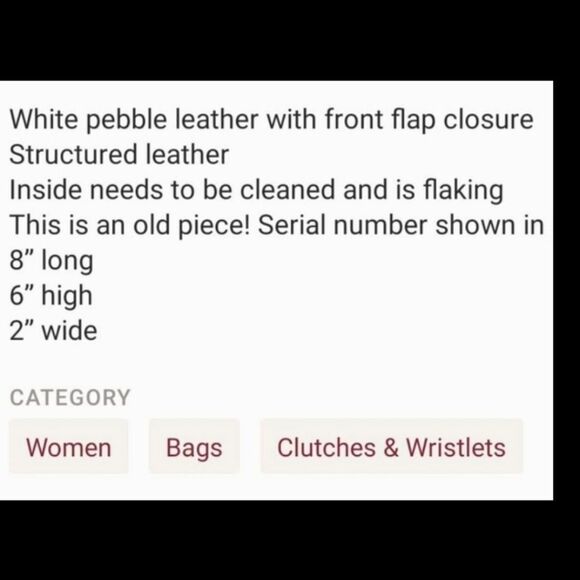 🐢 Authentic Gucci Vintage Clutch. - Picture 8 of 9